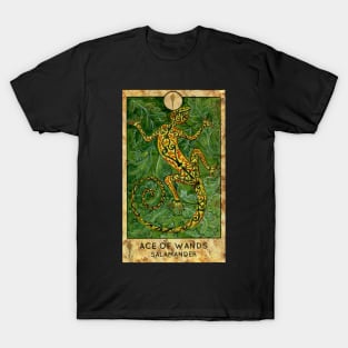 Ace Of wands. Minor Arcana Tarot Card. T-Shirt